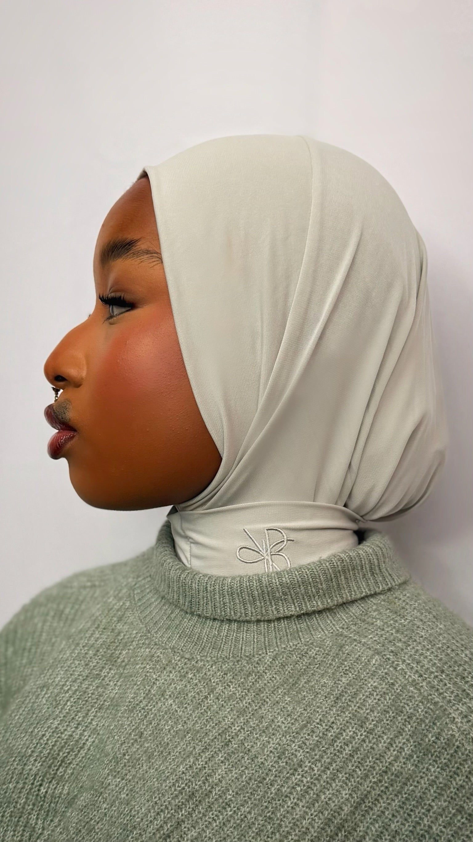 Hijab Instantané – LIGHT GREY
