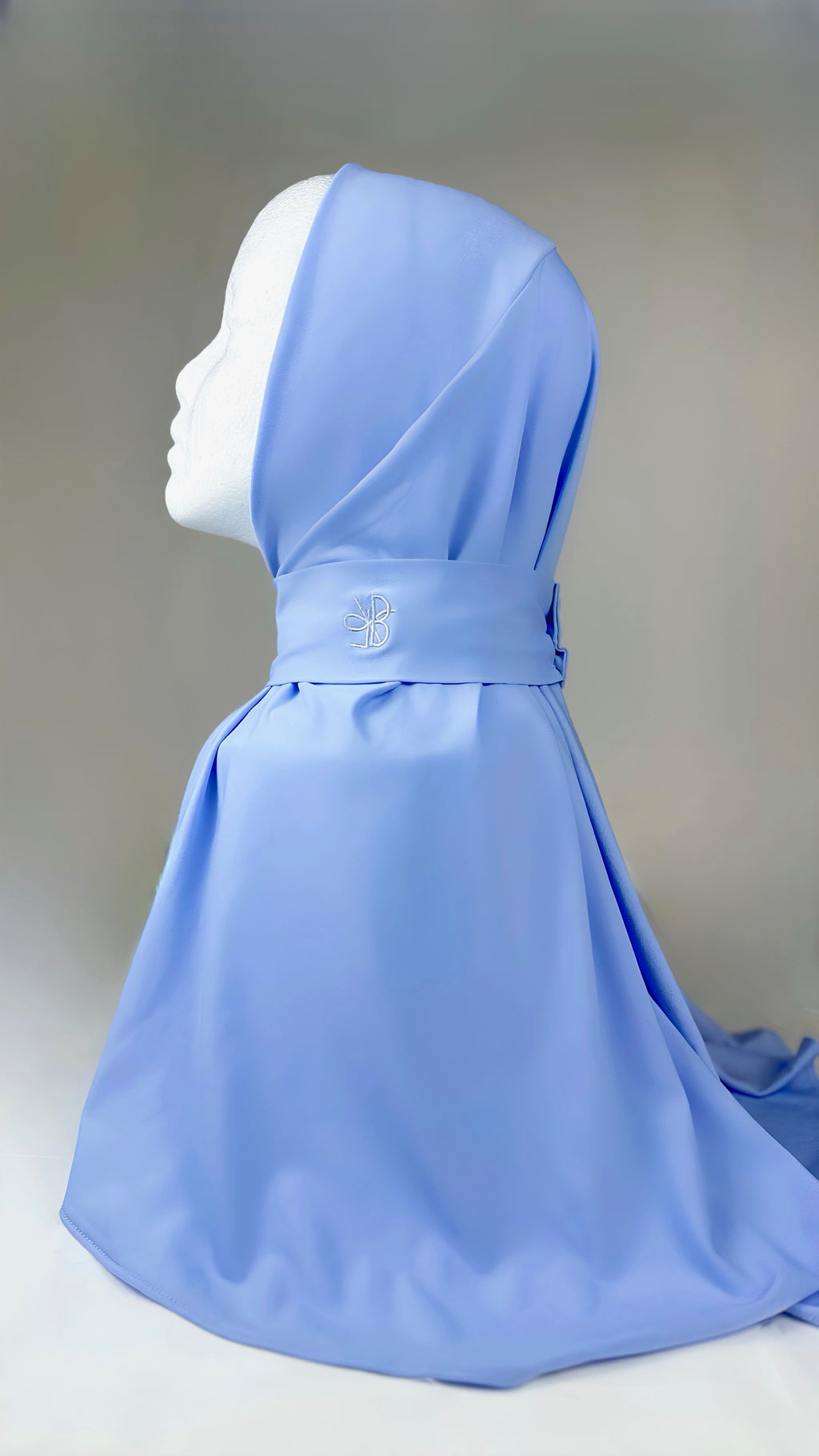 Hijab Instantané – Jersey Premium Blue Water