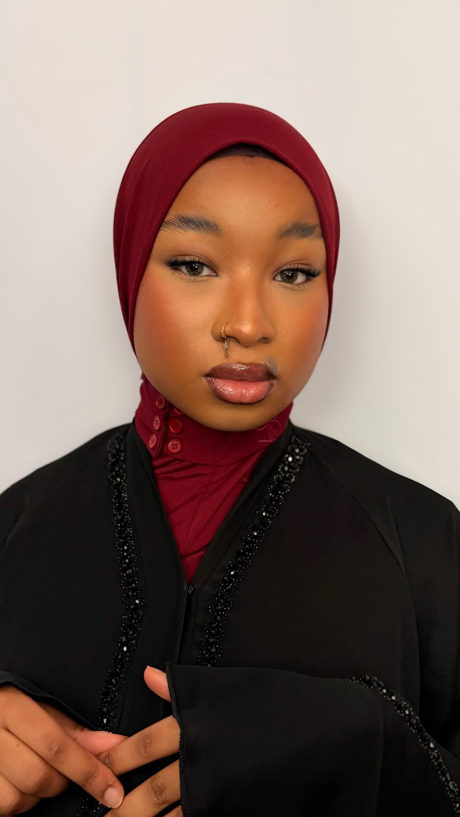 Hijab Instantané  Signature – LIGHT BURGUNDY