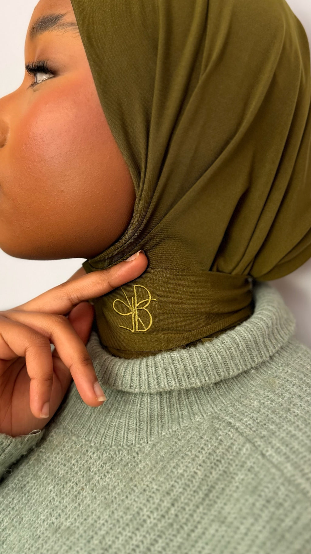 Hijab Instantané – ARMY GREEN