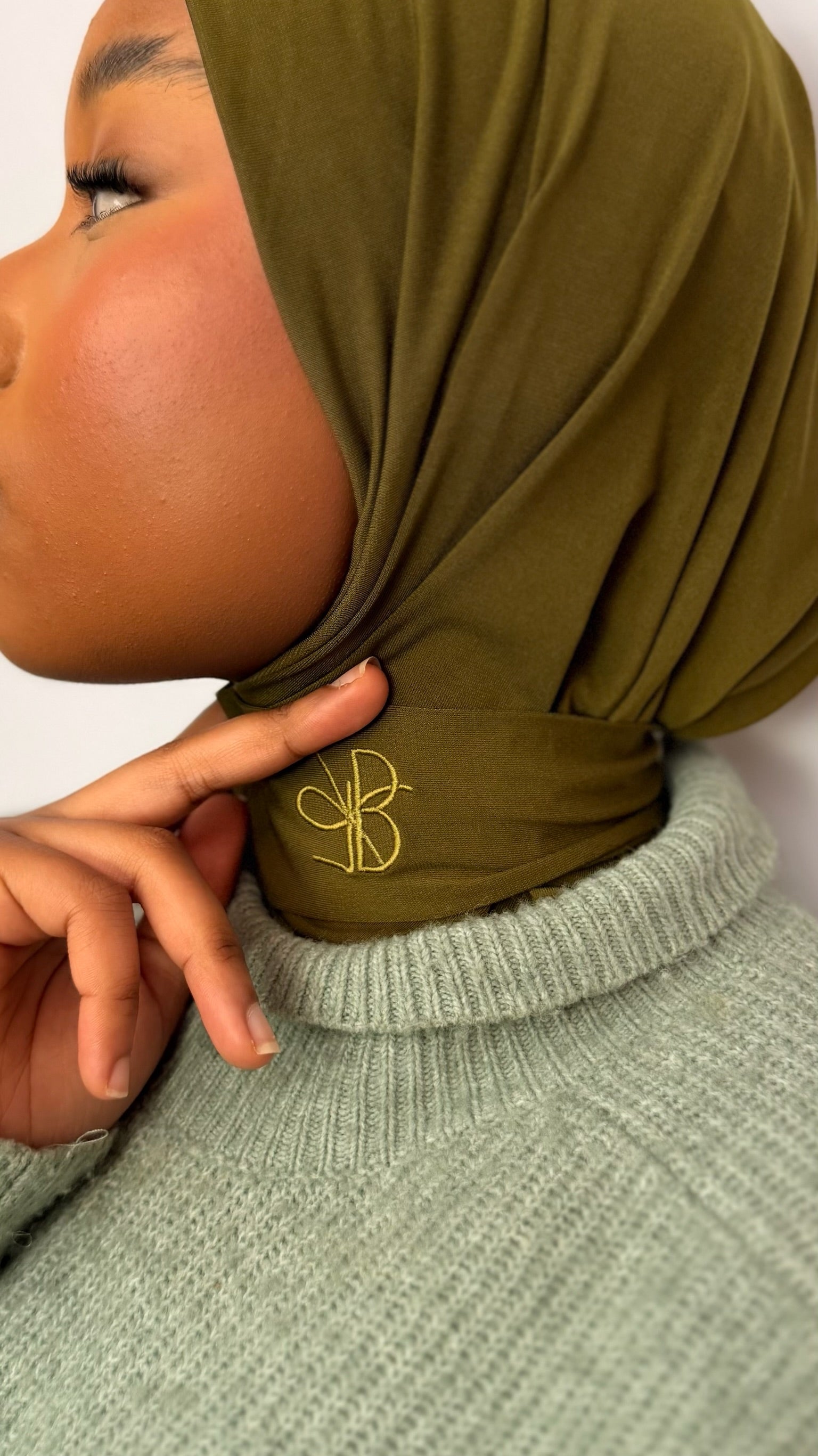 Hijab Instantané – ARMY GREEN