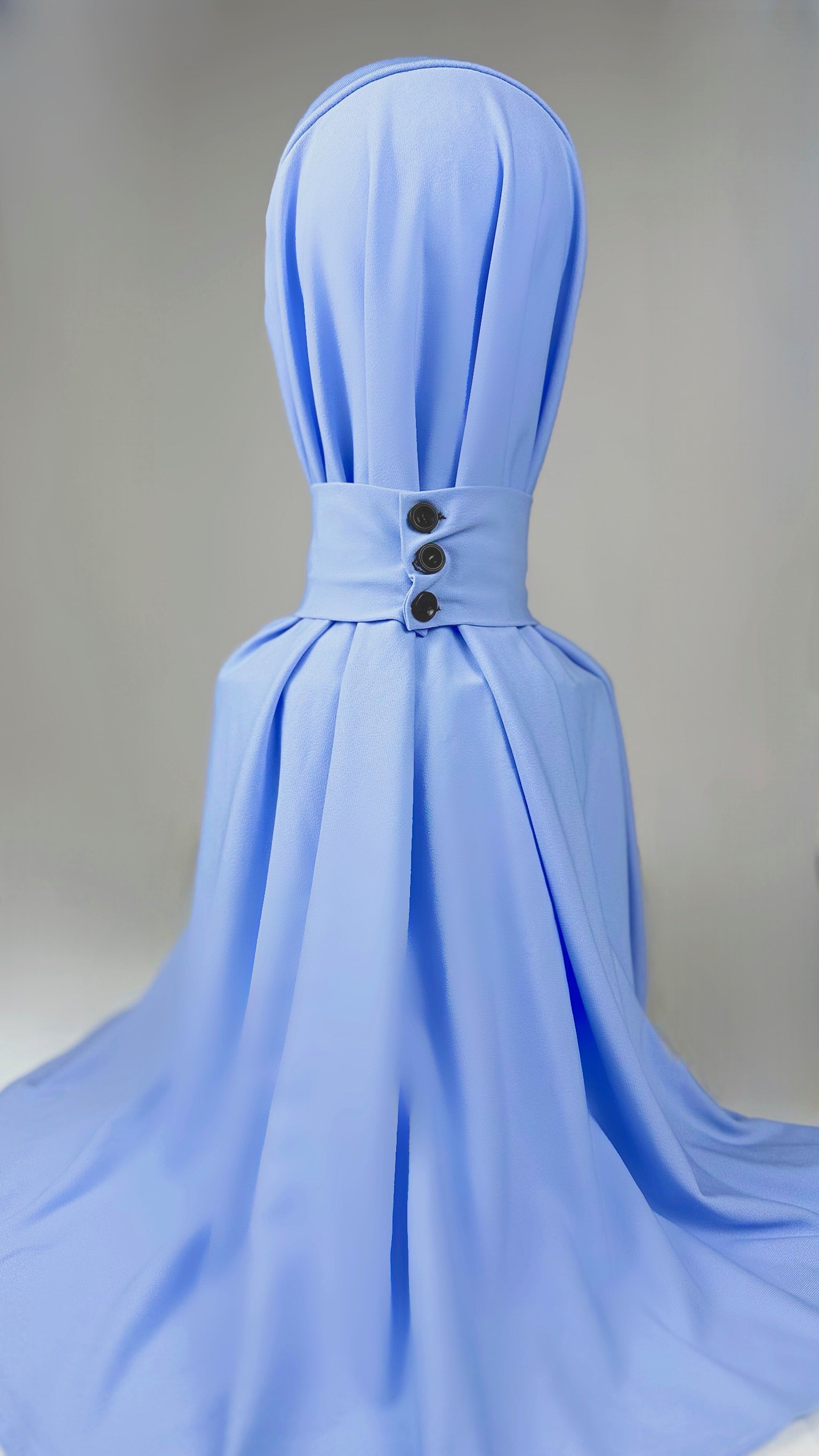 Hijab Instantané – Jersey Premium Blue Water