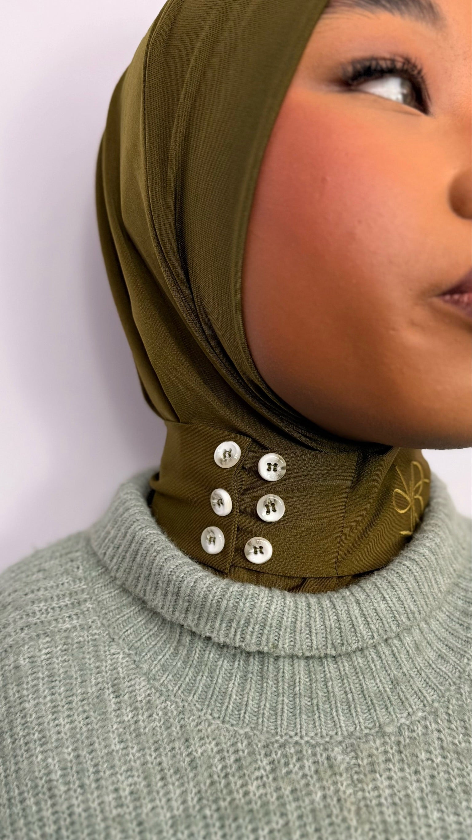 Hijab Instantané  Signature – ARMY GREEN