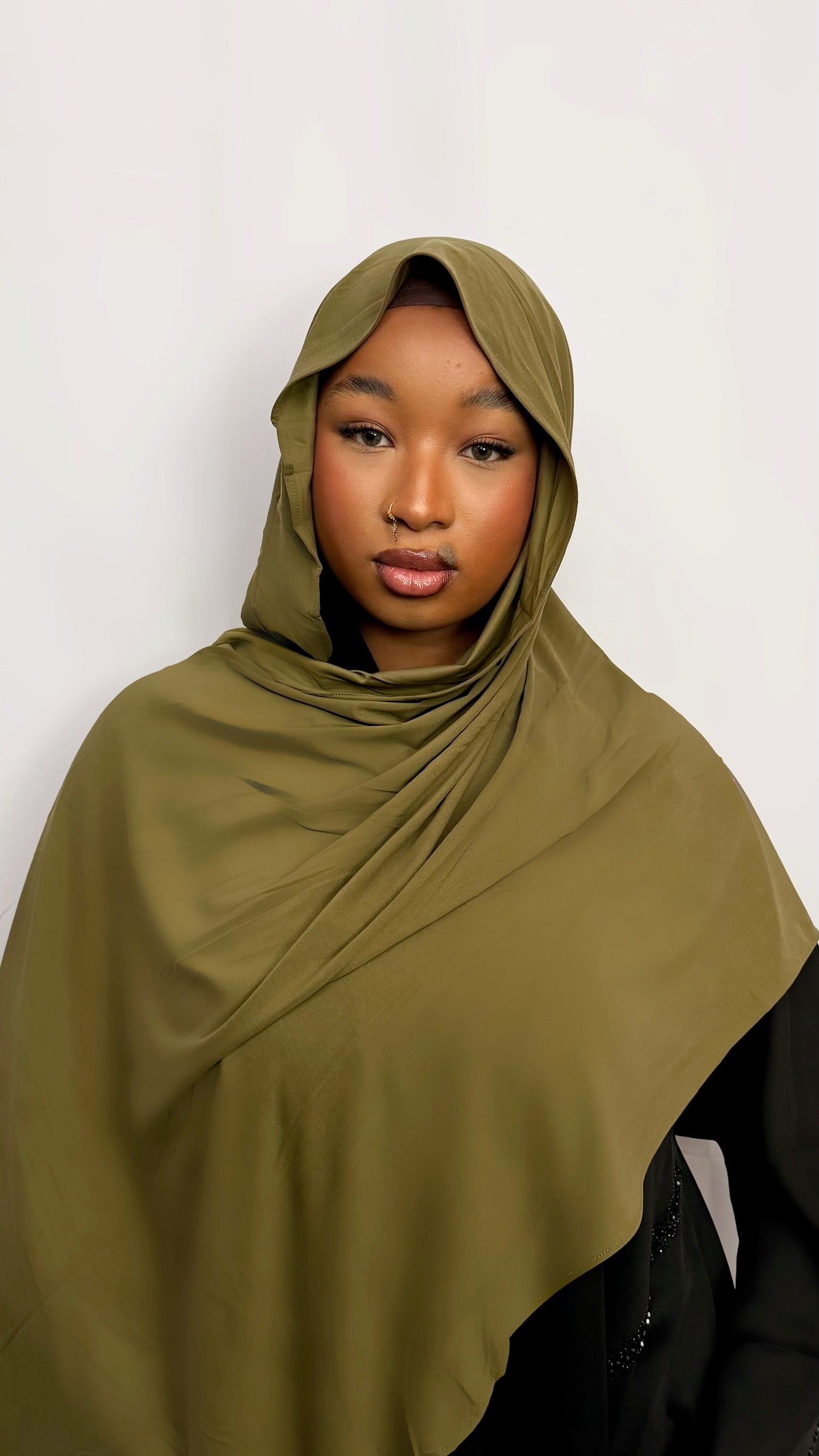 Hijab Jersey Respirant – ARMY GREEN