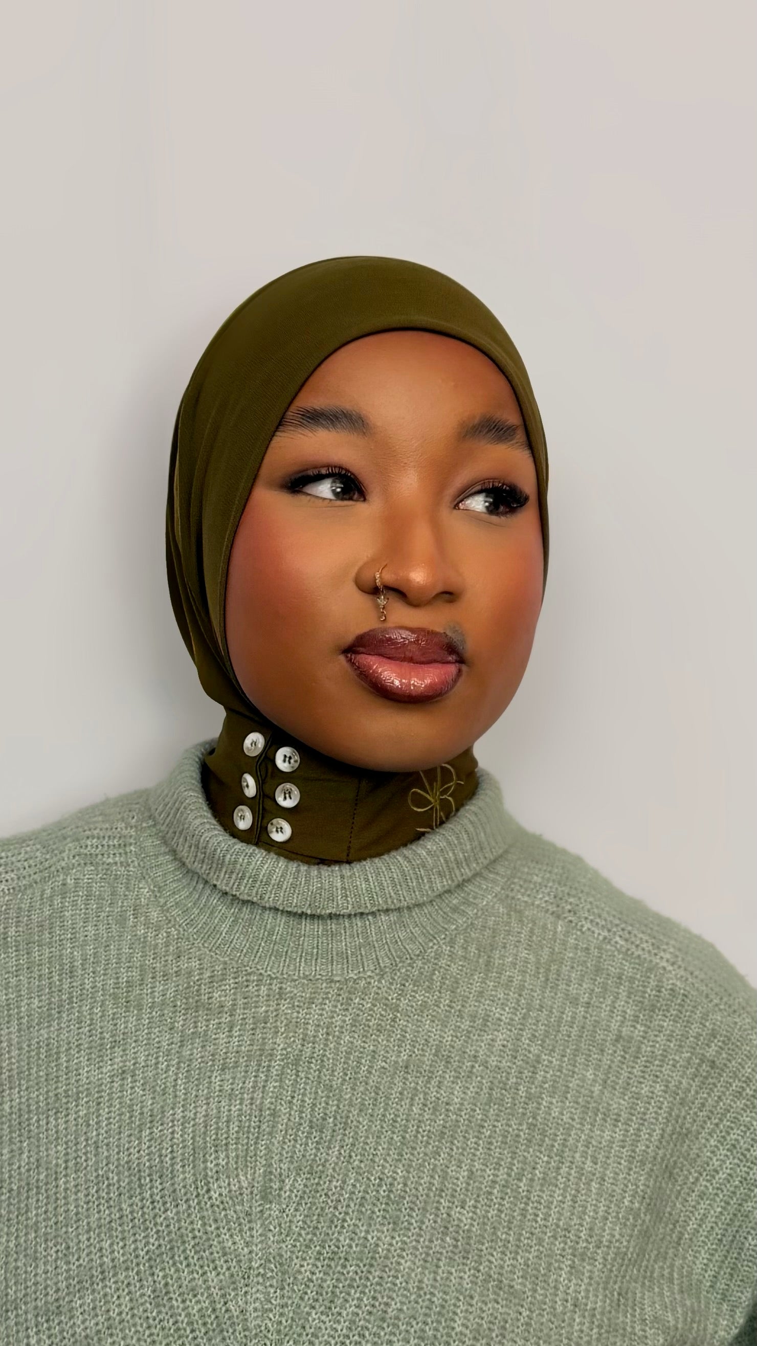 Hijab Instantané  Signature – ARMY GREEN