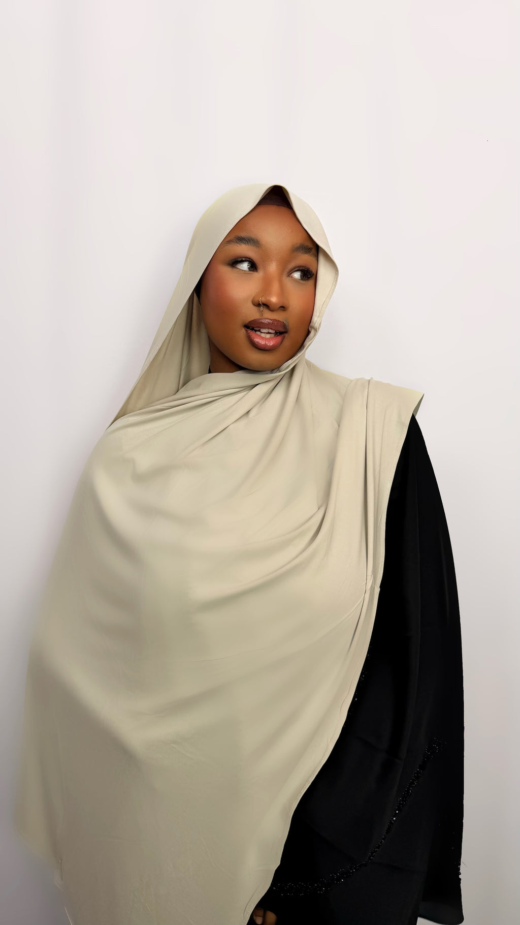 Hijab Jersey Respirant – CREAM