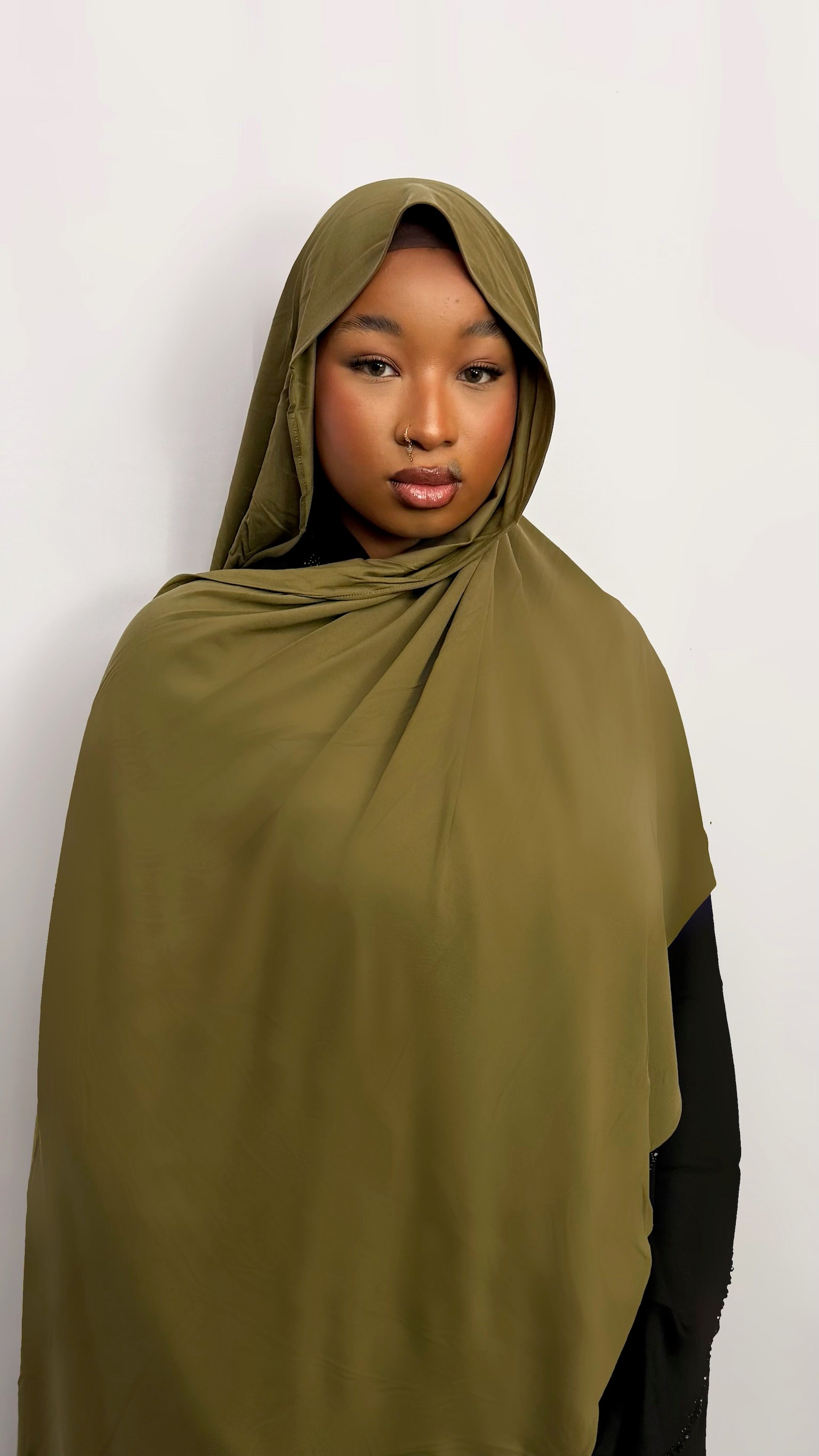 Hijab Jersey Respirant – ARMY GREEN