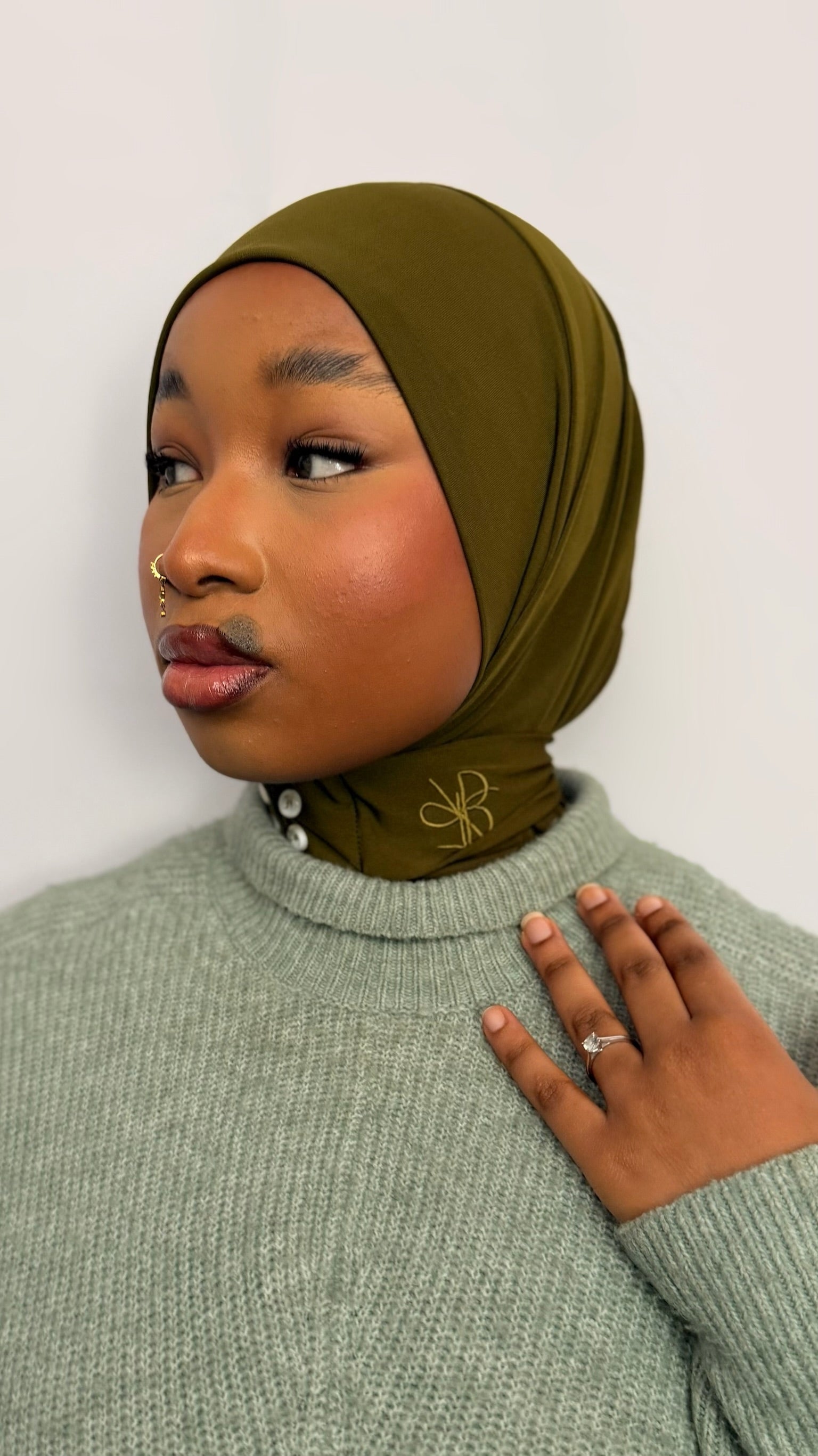 Hijab Instantané  Signature – ARMY GREEN