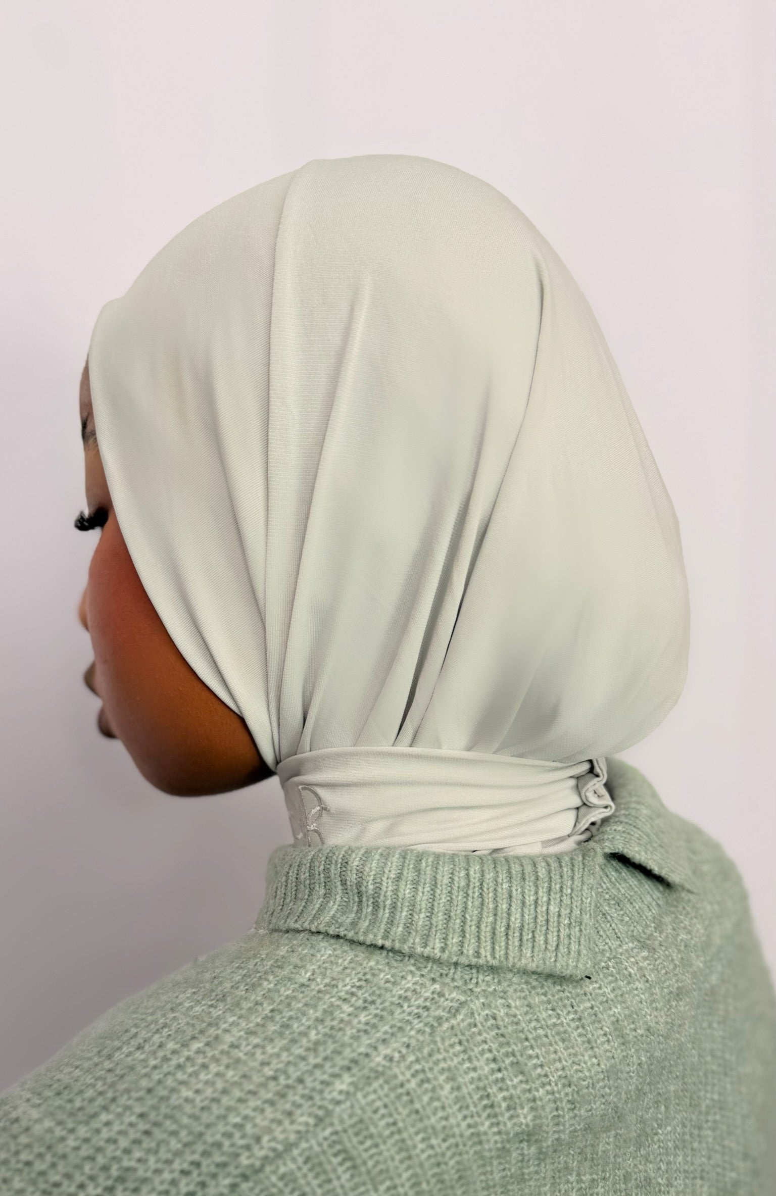 Hijab Instantané – LIGHT GREY