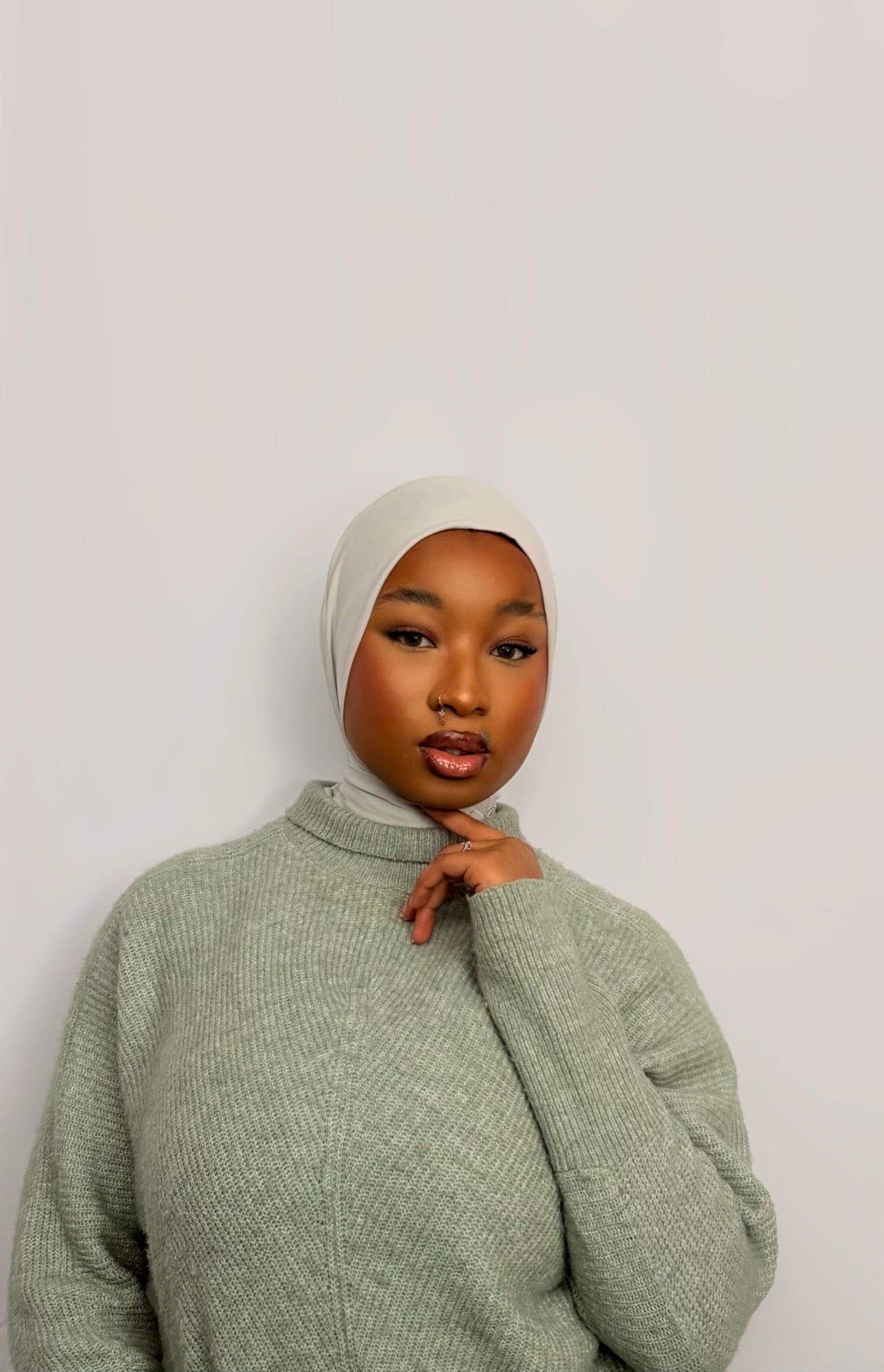 Hijab Instantané – LIGHT GREY