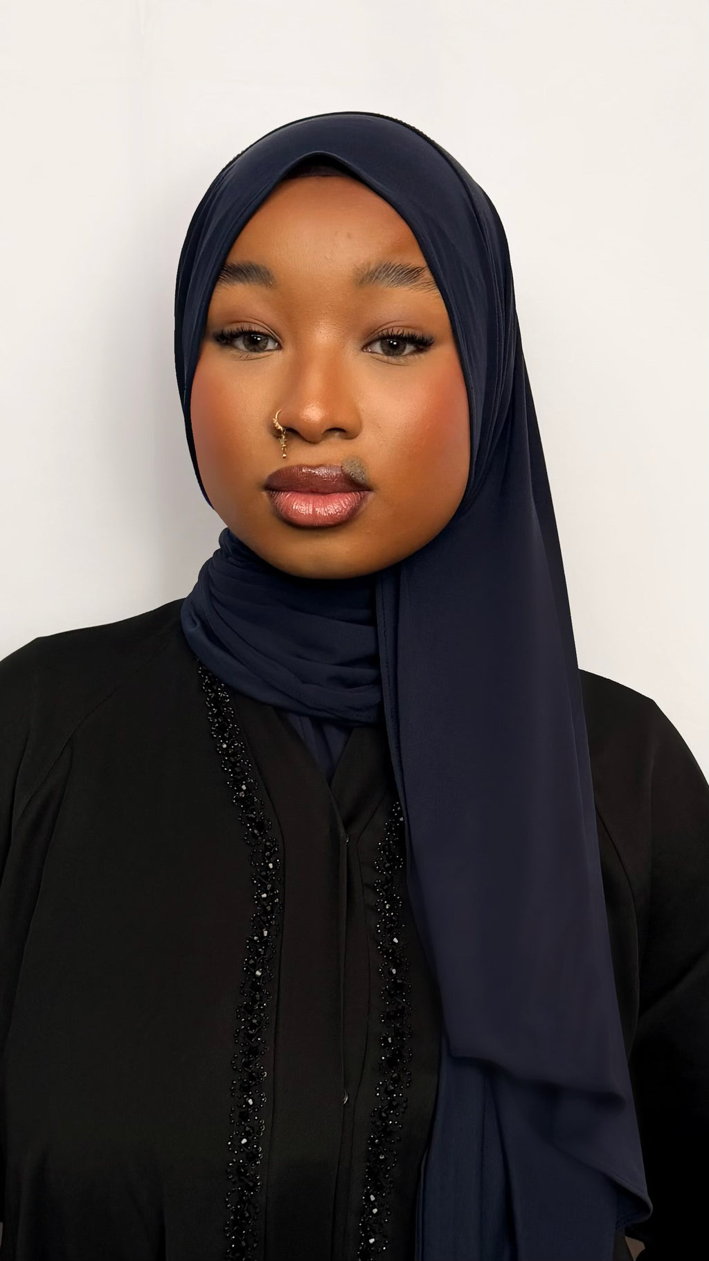 Hijab Jersey Respirant – BLUE NAVY