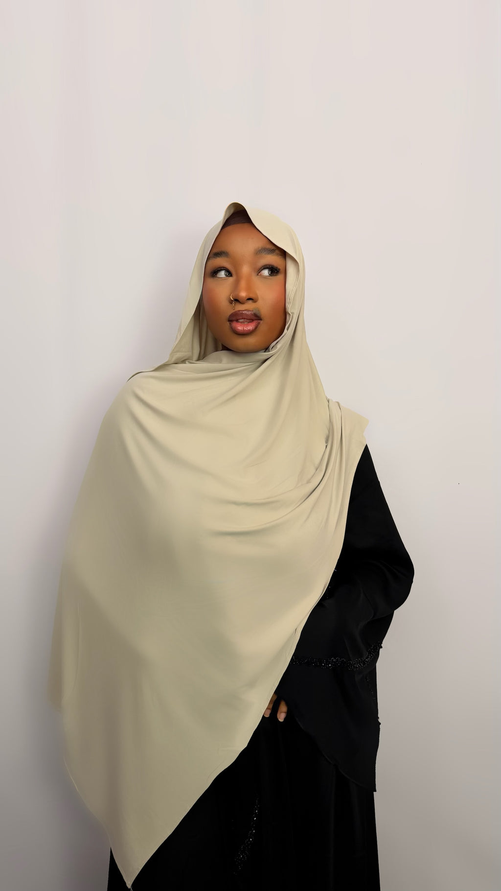 Hijab Jersey Respirant – CREAM