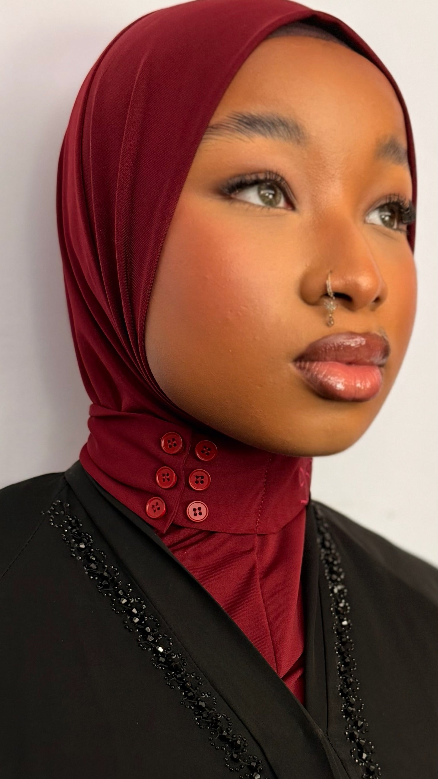 Hijab Instantané  Signature – LIGHT BURGUNDY