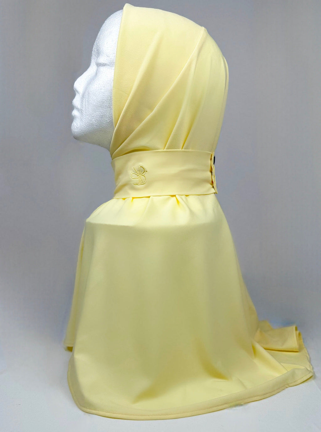 Hijab Instantané – Jersey Premium Yellow