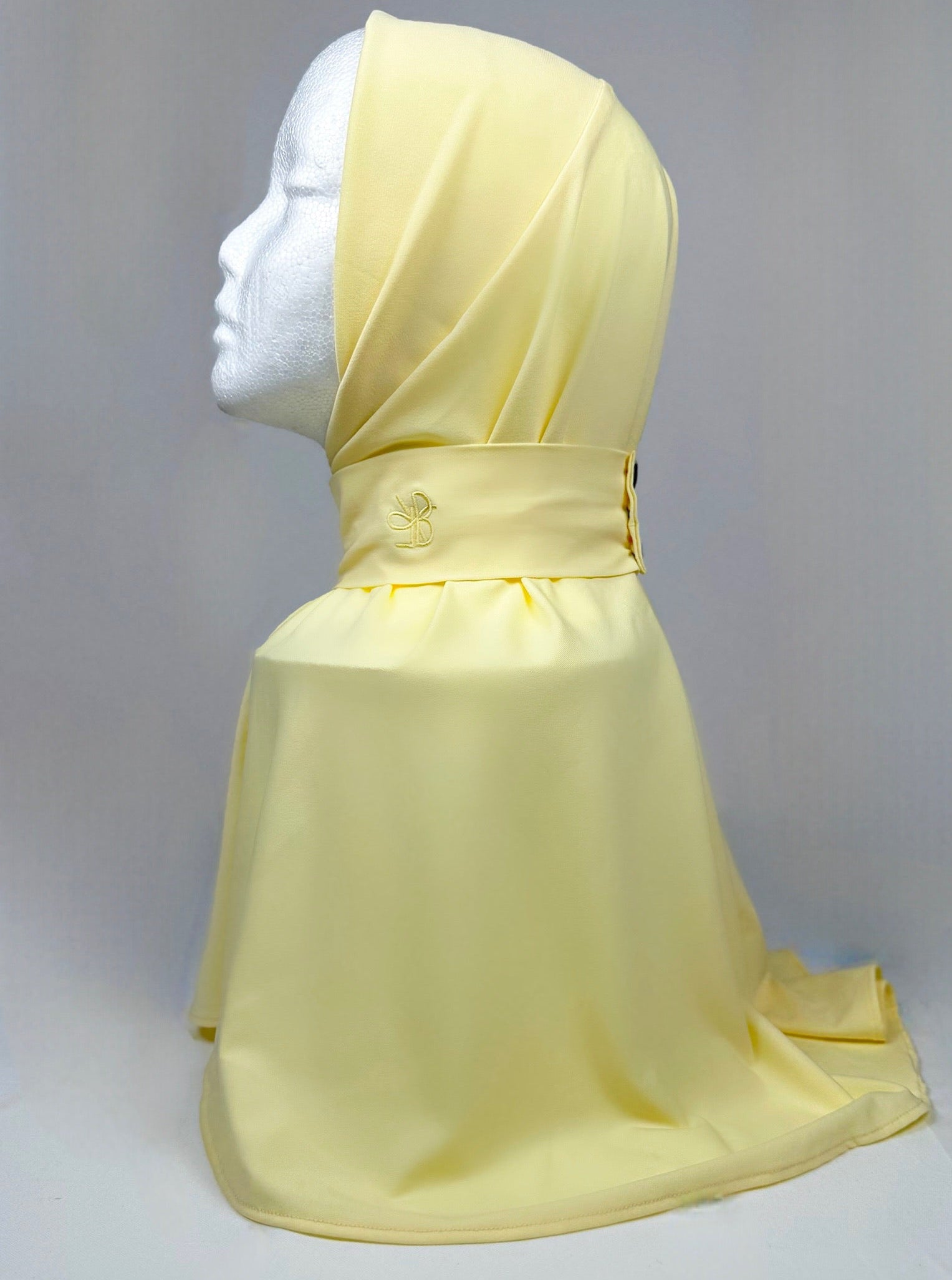 Hijab Instantané – Jersey Premium Yellow