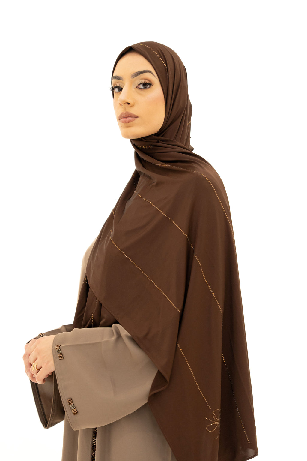 SATIN PEARL – BROWN