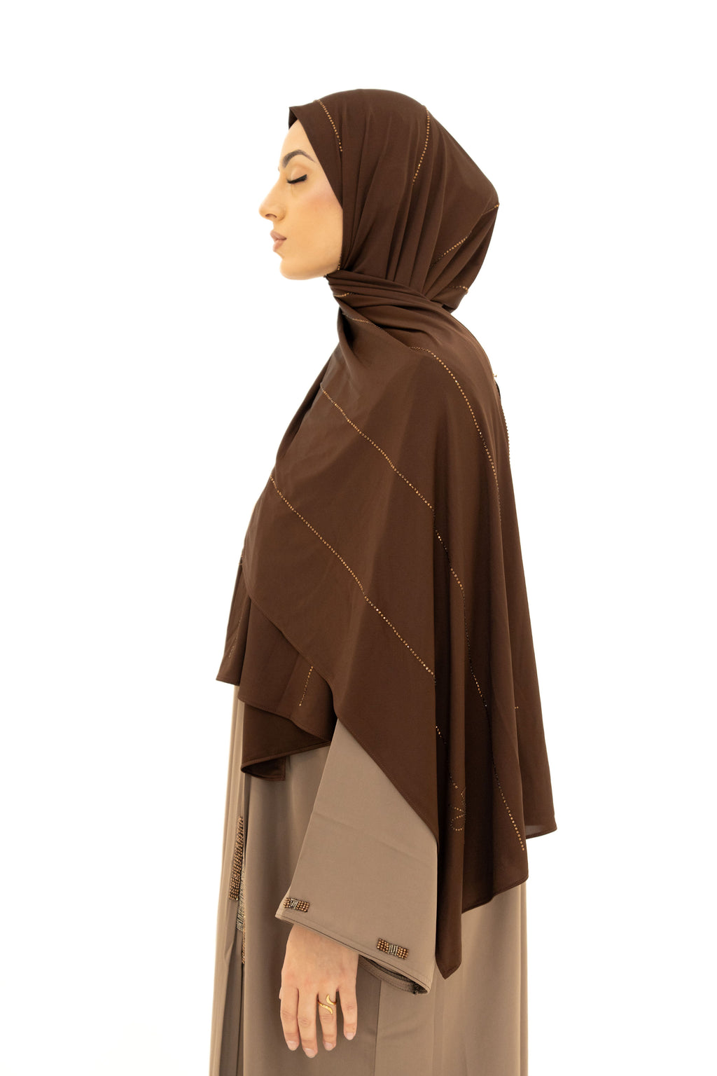 SATIN PEARL – BROWN