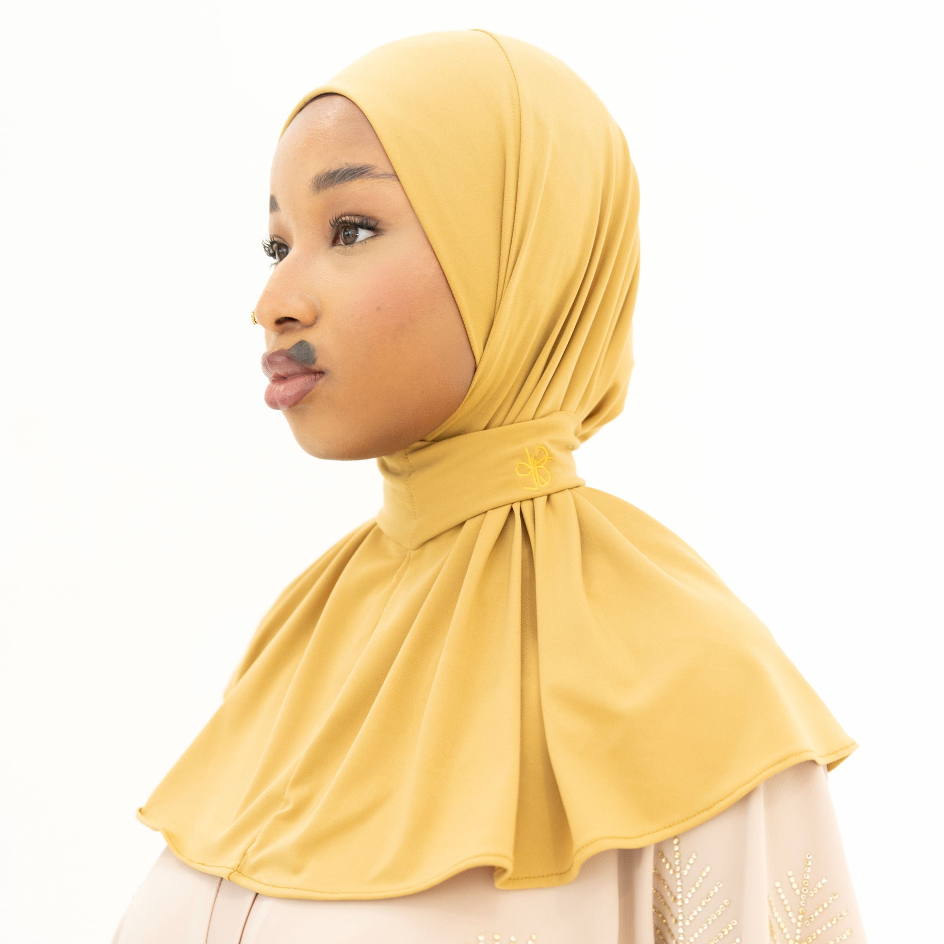 Hijab Instantané – Jersey Premium Olive